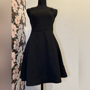 H&M Black Sleeveless Jersey Dress Size 8